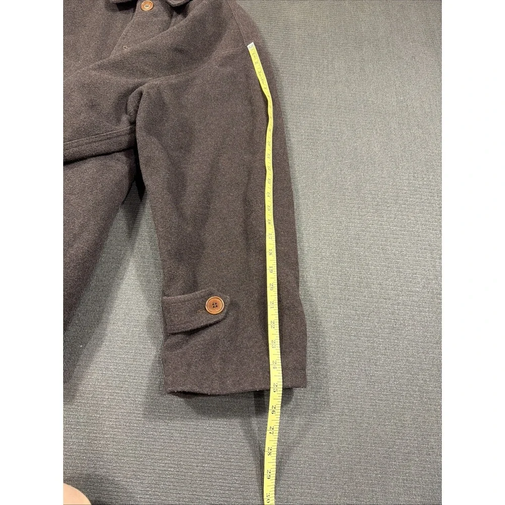 Vintage Pronto Uomo Made In Italy Brown Wool Winter Top/Over Coat Jacket XXL